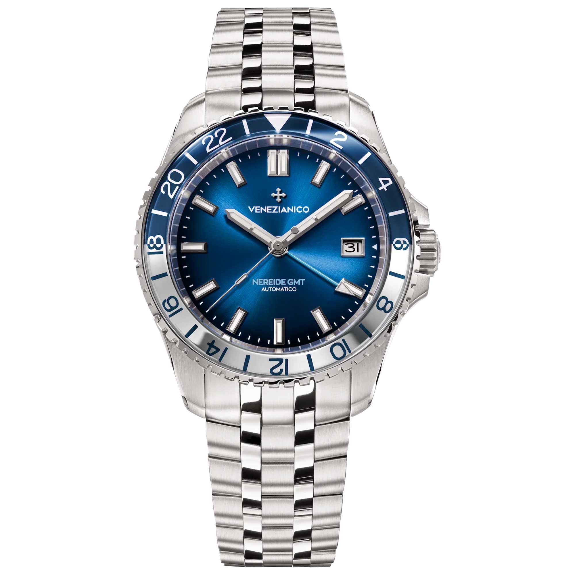 Venezianico Nereide GMT 39 Blau 3521511S