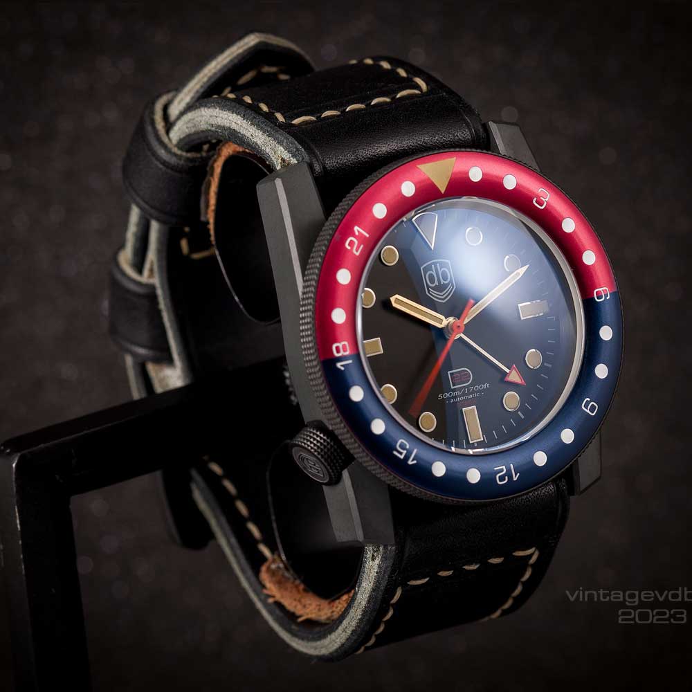 Vintage VDB D22 Pepsi GMT Ceramic Blasted