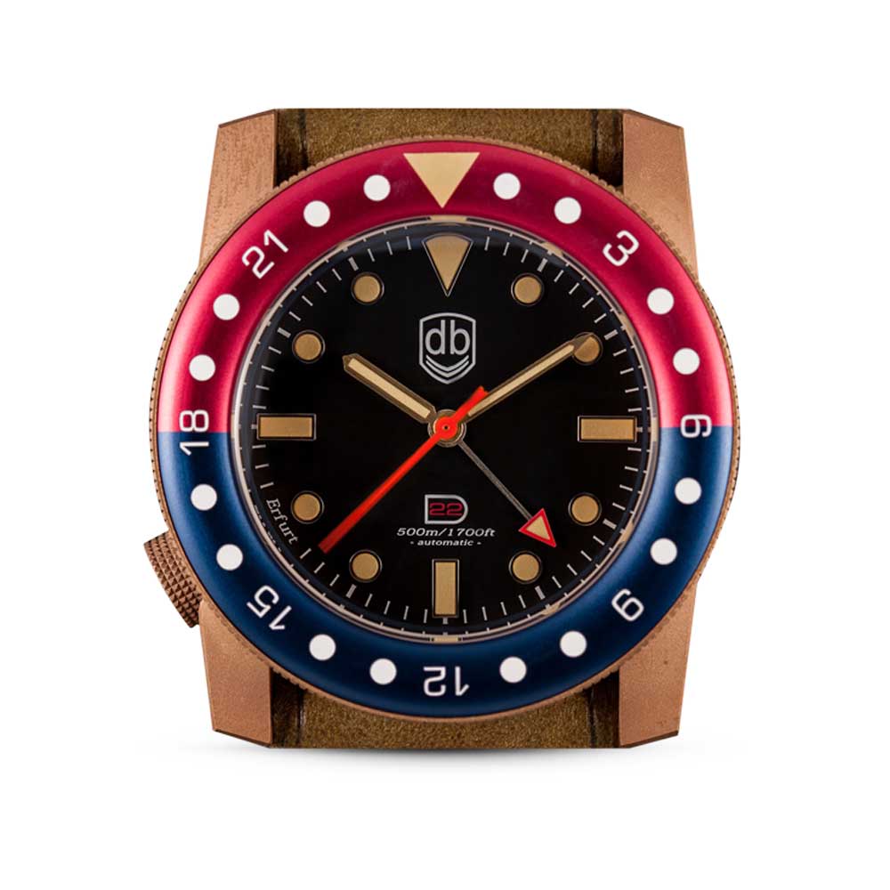 Vintage VDB D22 Pepsi GMT Bronze