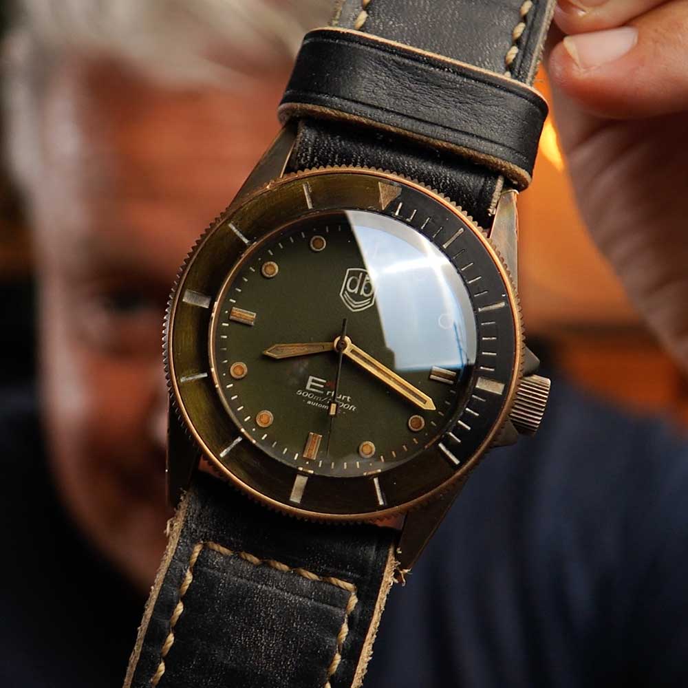 Vintage VDB E23 Historical Bronze Taucheruhr