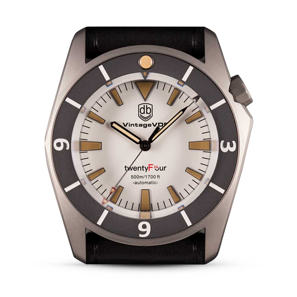 Vintage VDB F24 Titanium White