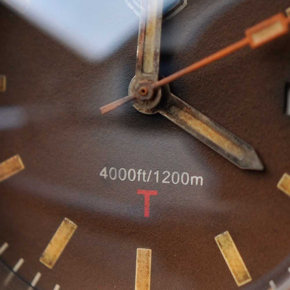 Vintage VDB Timer T Historical Steel 1.200m Taucheruhr