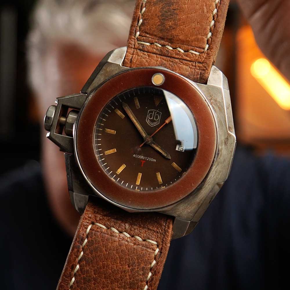 Vintage VDB Timer T Historical Steel 1.200m Taucheruhr