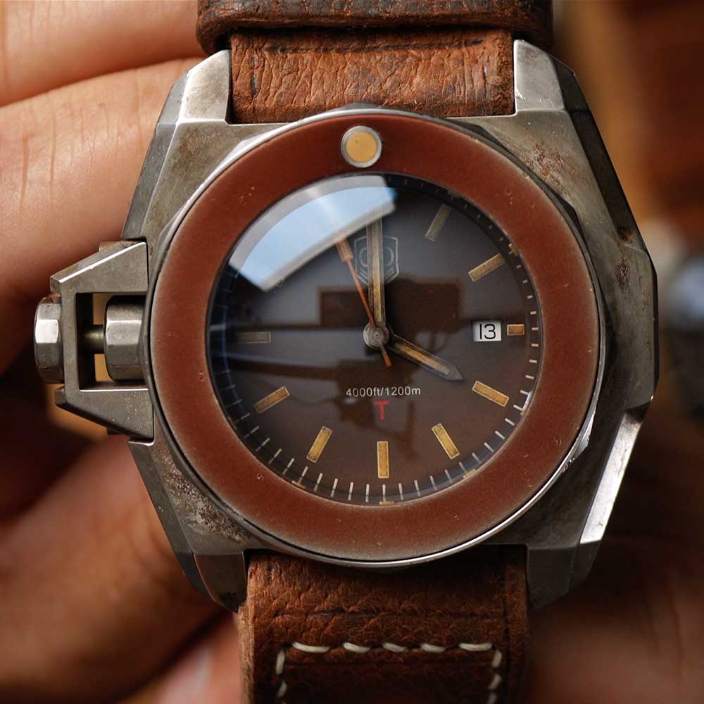 Vintage VDB Timer T Historical Steel 1.200m Taucheruhr