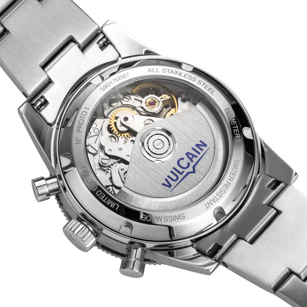 Vulcain Skindiver Chronograph Saumon 590176B87.BHM286