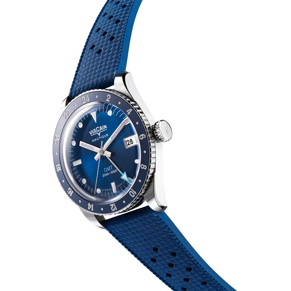 Vulcain Skindiver GMT - Blue 680174B37.BAR254