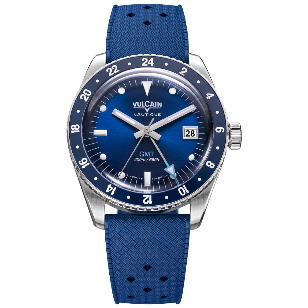 Vulcain Skindiver GMT - Blue 680174B37.BAR254