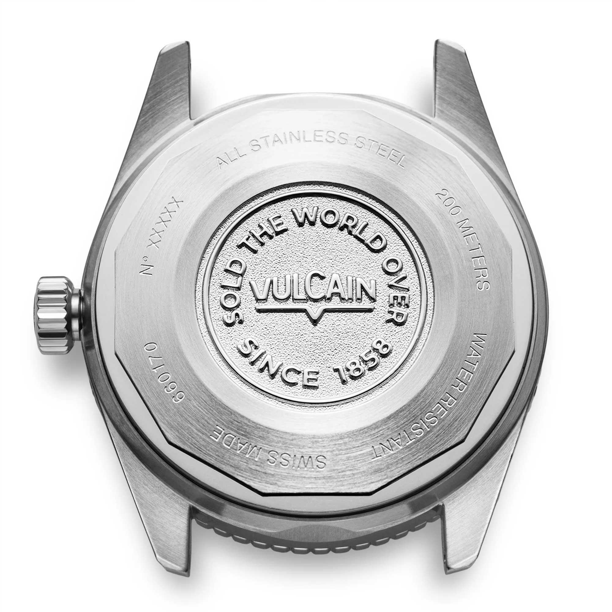 Vulcain Skindiver Náutico GMT - Negro Luminova Blanco 680174B07.BHM286