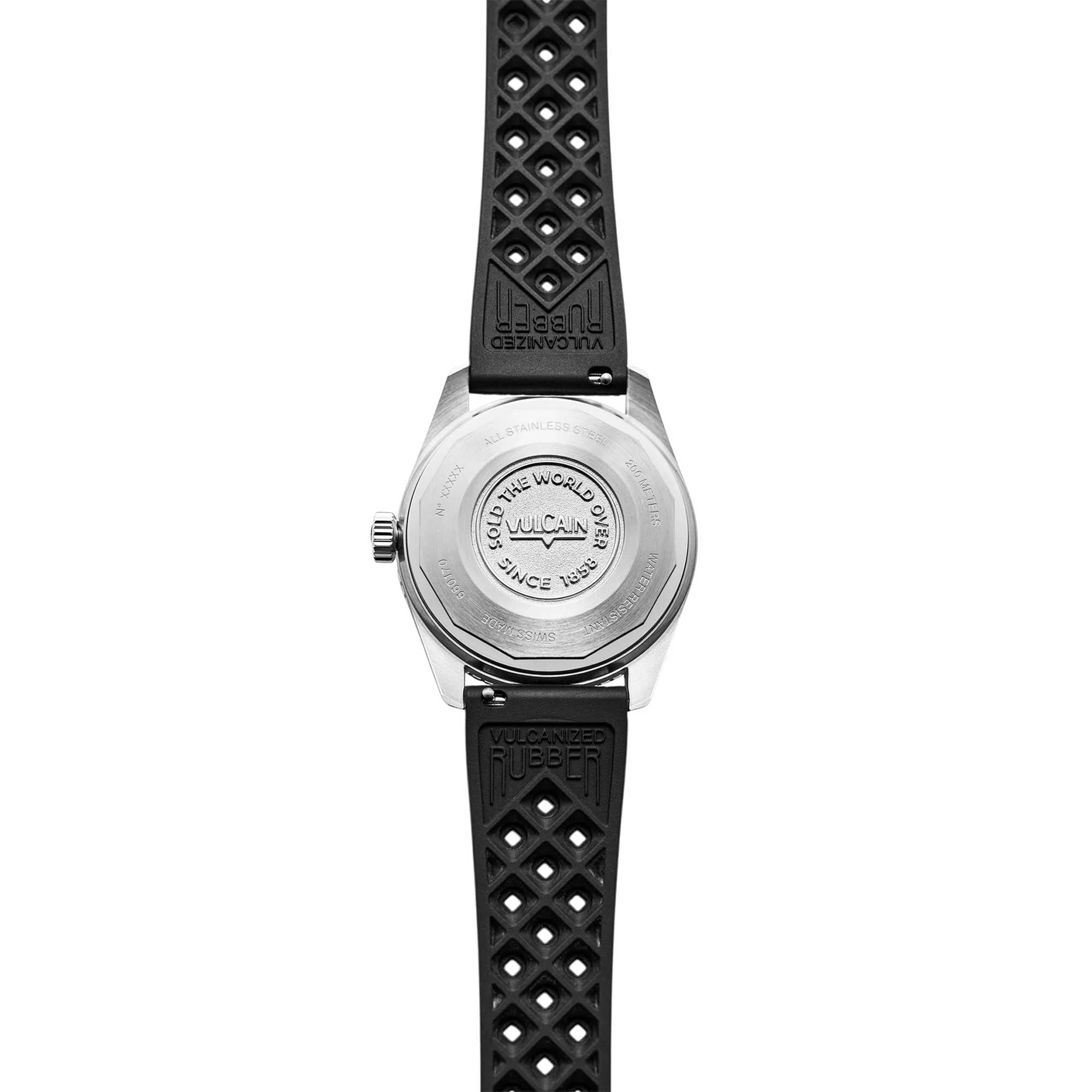 Vulcain Skindiver Náutico GMT - Negro Luminova Blanco 680174B07.BHM286