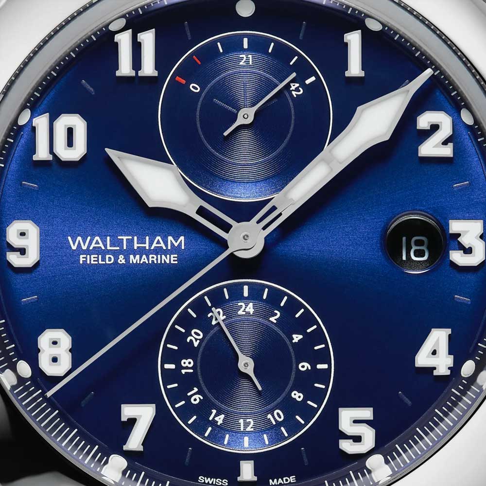 WALTHAM Field & Marine Dual Time Blue