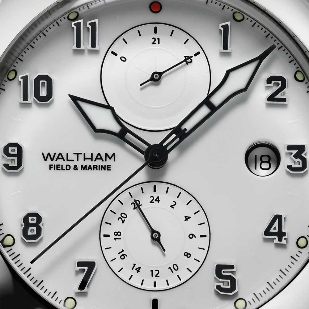 WALTHAM Field & Marine Dual Time White