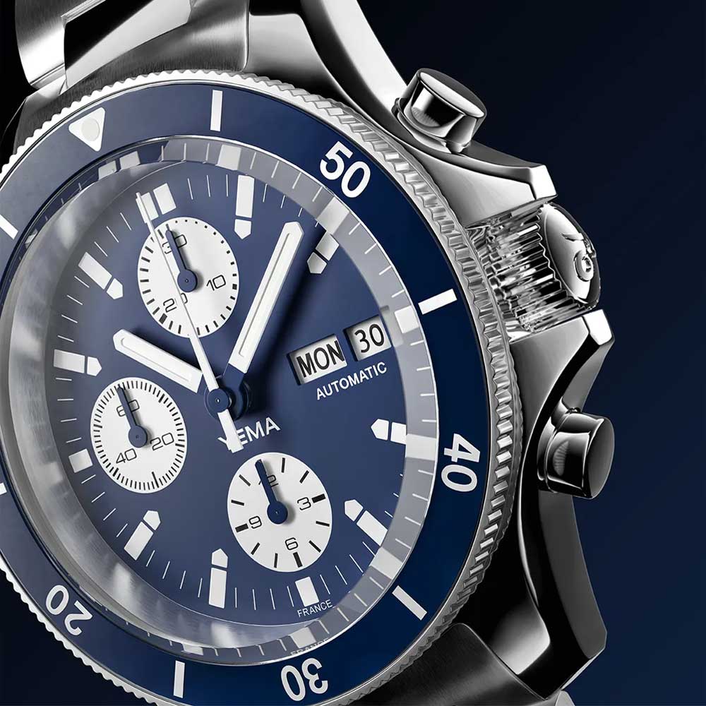 Yema Navygraf Chrono Blau YNAV22CH