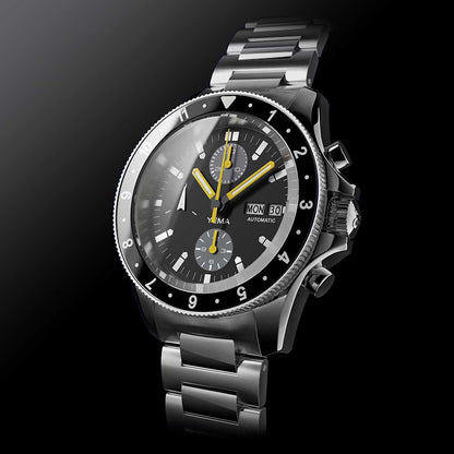 Yema Navygraf Chrono UTC Schwarz YNAV22CH