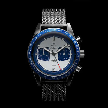 YEMA Rallygraf Meca Quartz Blau