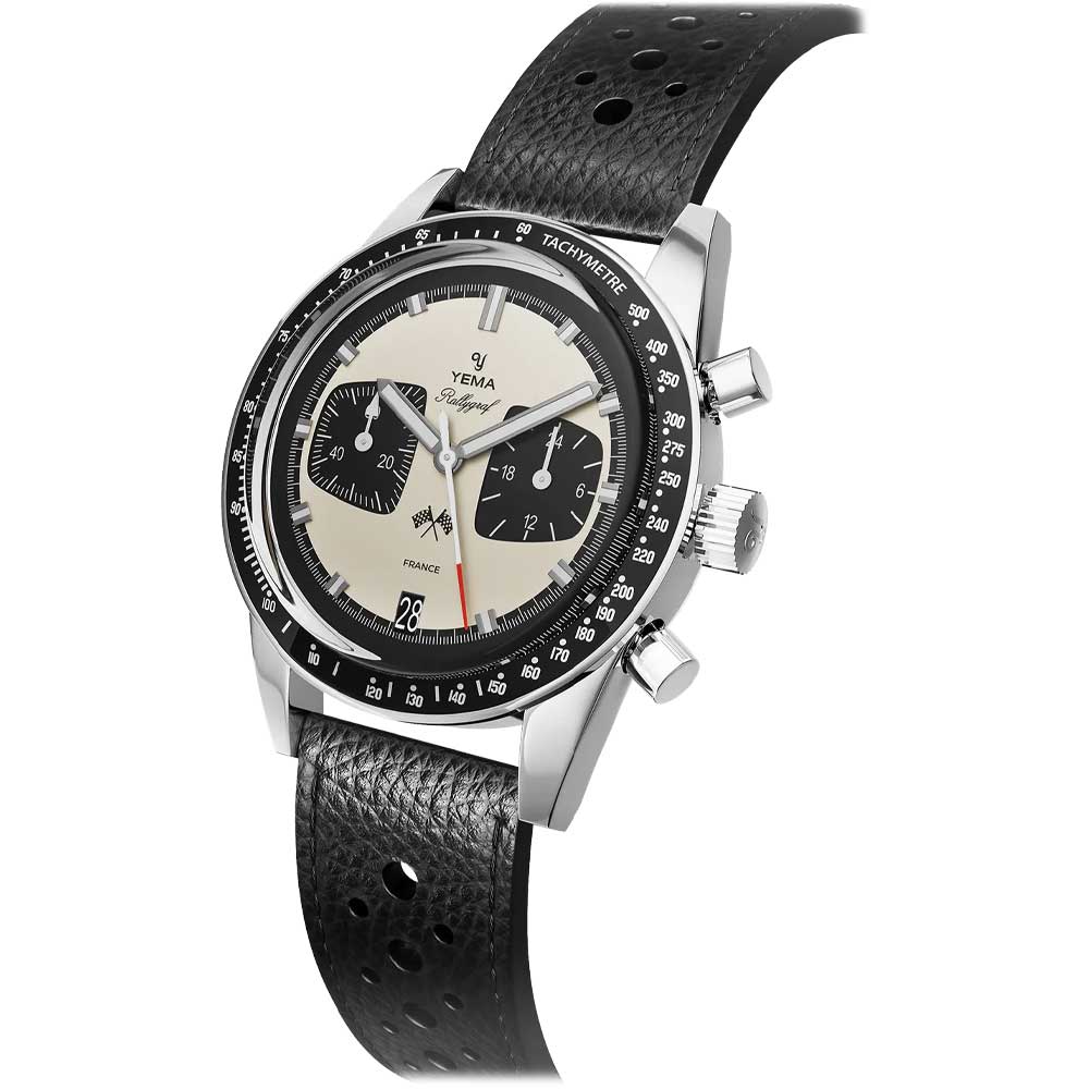 Yema Rallygraf Meca Quartz Weiß YMHF1580