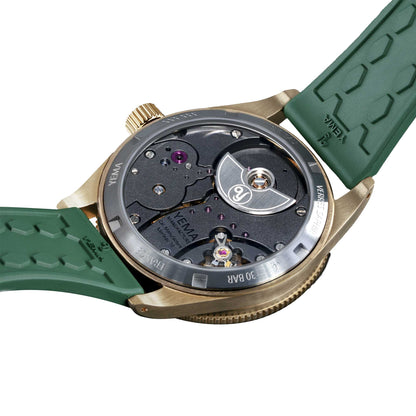 Yema SKIN DIVER SLIM BRONZE CMM.20 Green