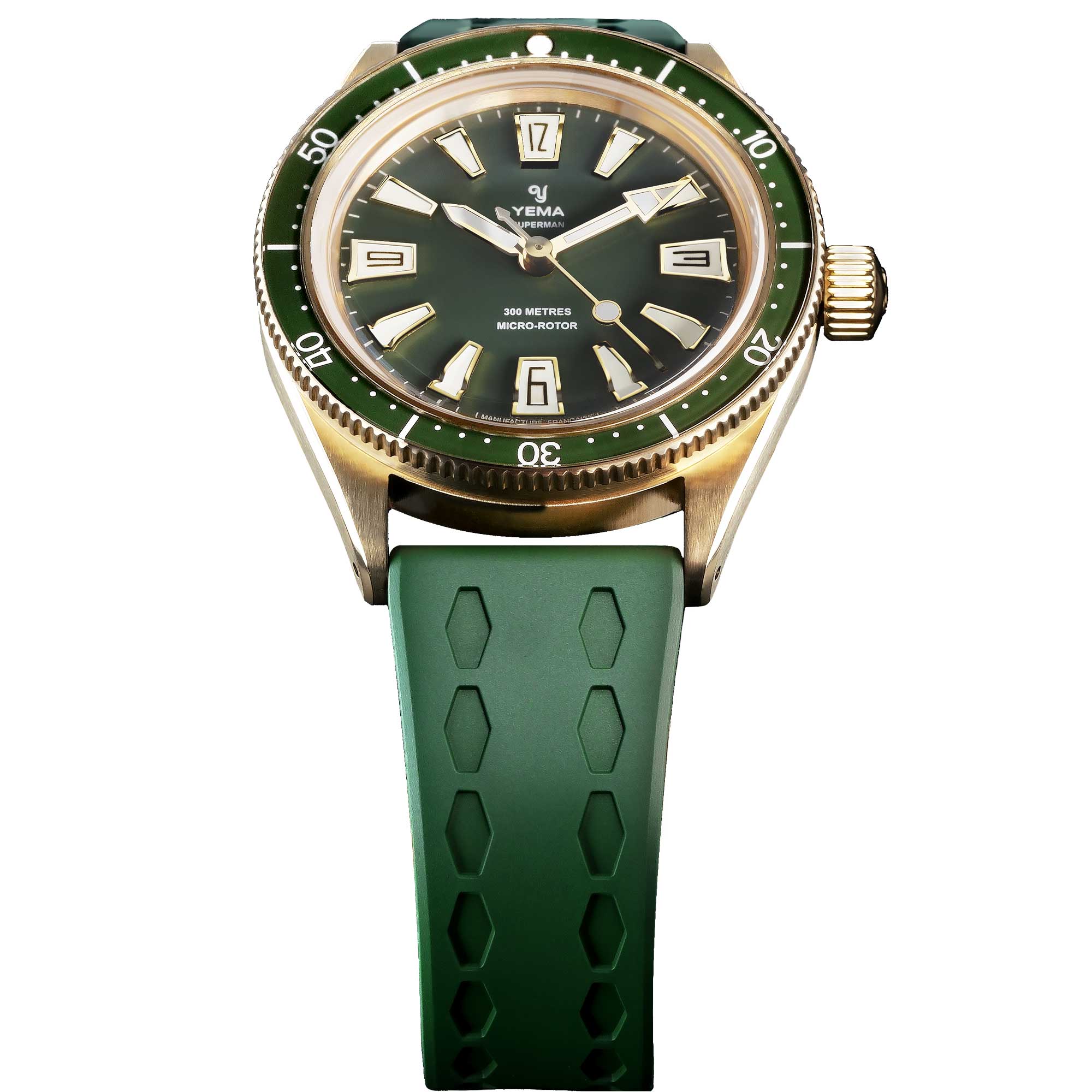 Yema SKIN DIVER SLIM BRONZE CMM.20 Green