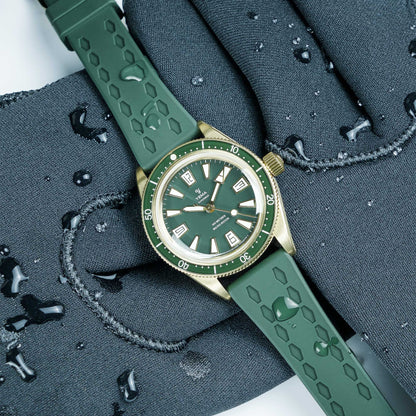 Yema SKIN DIVER SLIM BRONZE CMM.20 Green