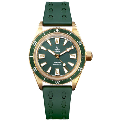 Yema SKIN DIVER SLIM BRONZE CMM.20 Green