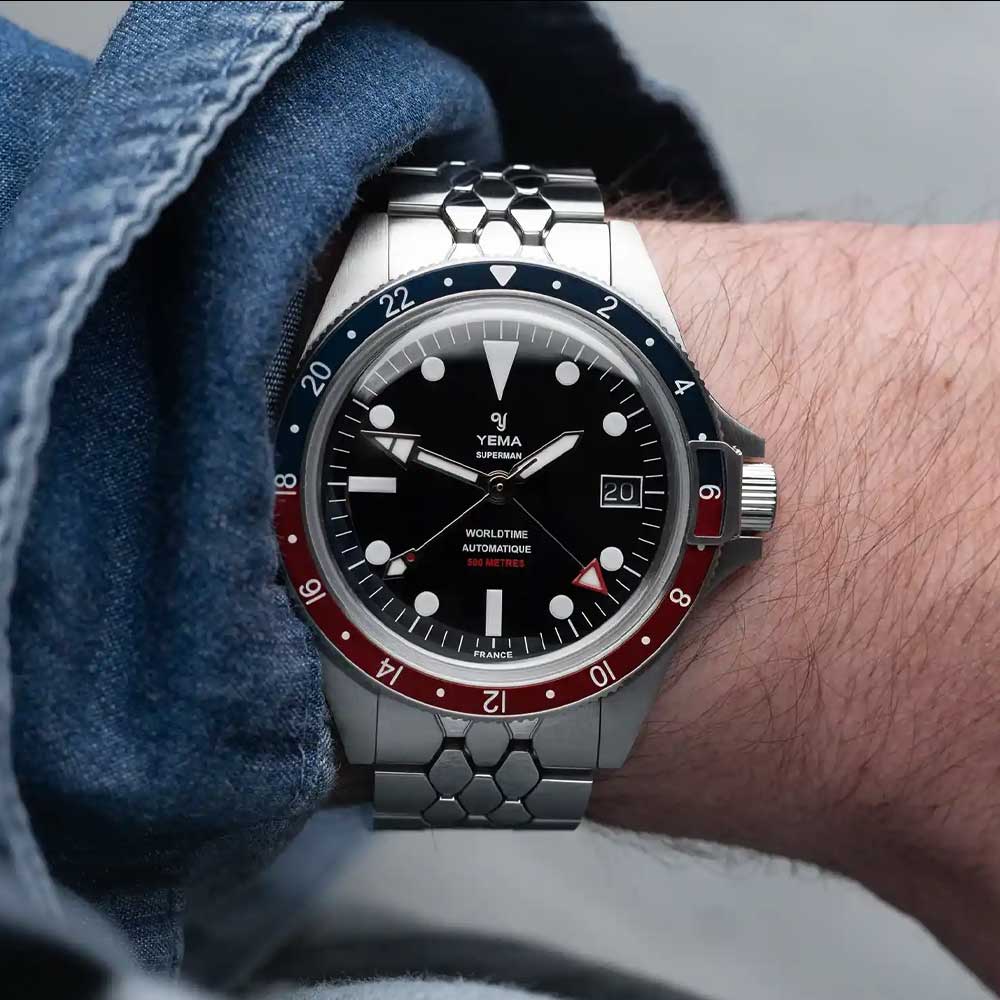 YEMA Superman 500 GMT Pepsi Schwarz YGMT22B