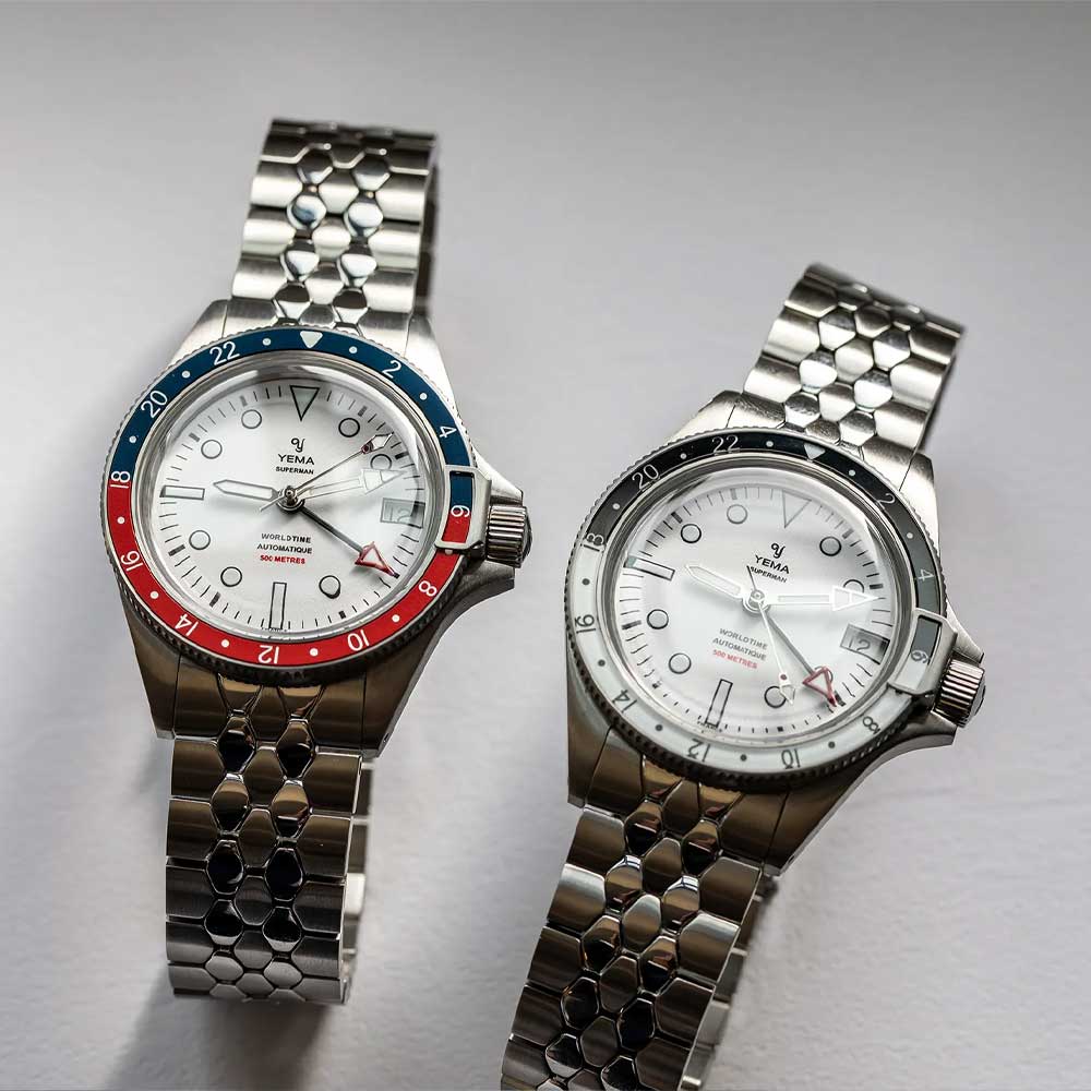 YEMA Superman 500 GMT Weiß YGMT24A