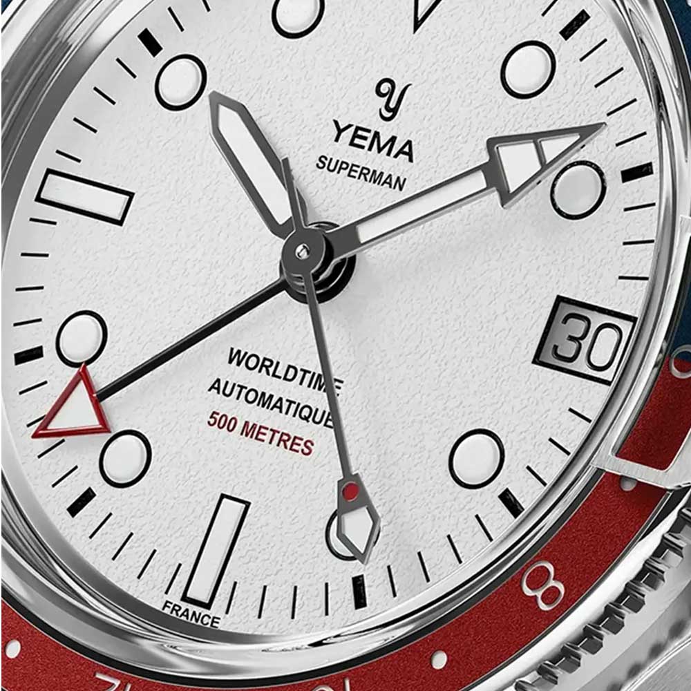 Yema Superman 500 GMT Pepsi Weiß YGMT24B