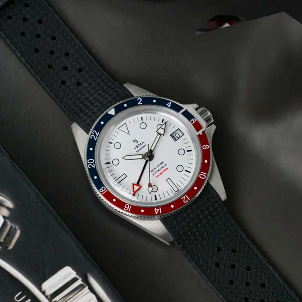 Yema Superman 500 GMT Pepsi Weiß YGMT24B