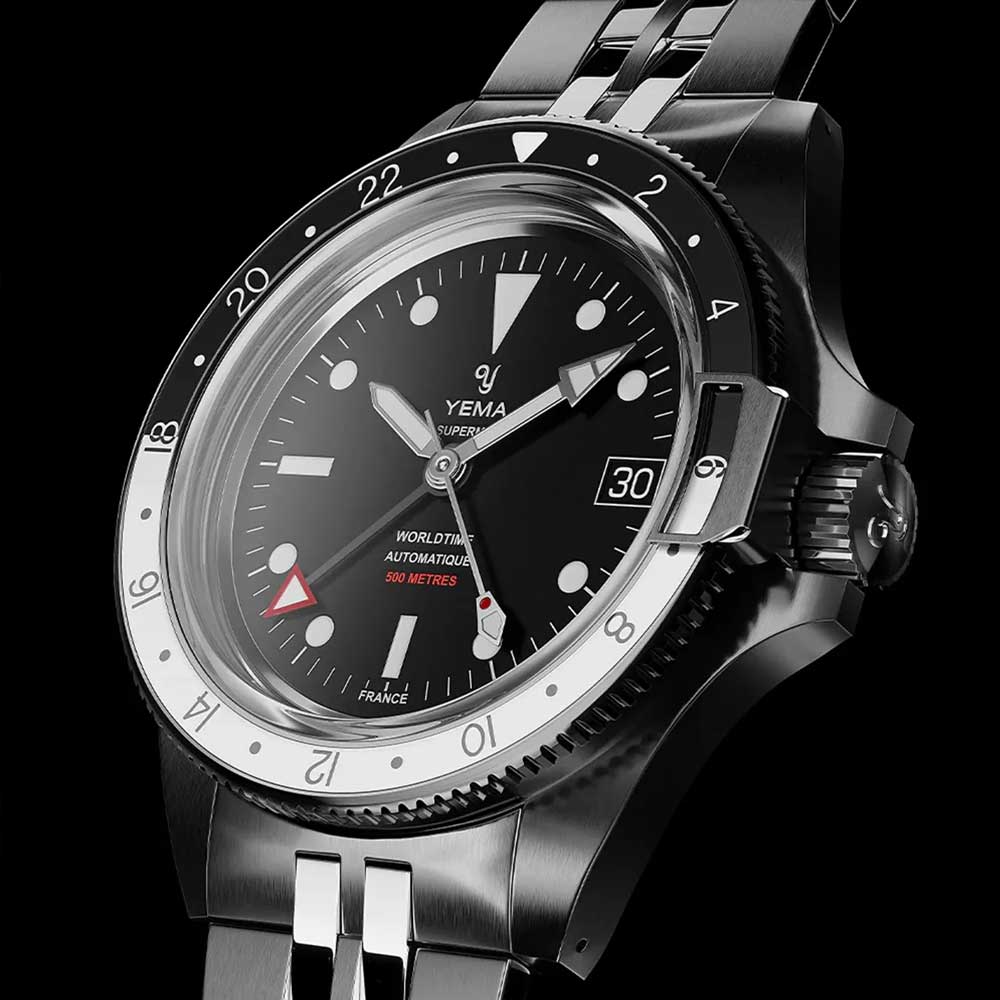 Yema Superman 500 GMT Schwarz YGMT22A