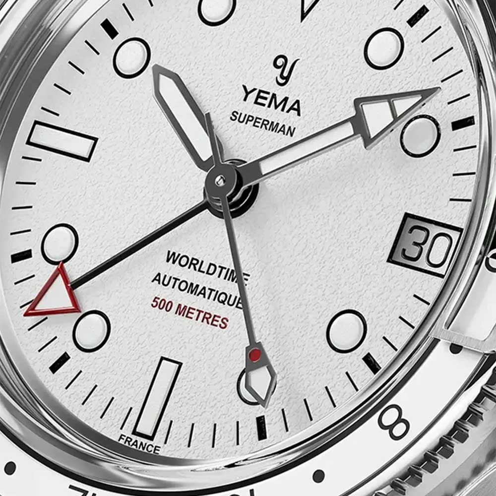 YEMA Superman 500 GMT Weiß YGMT24A