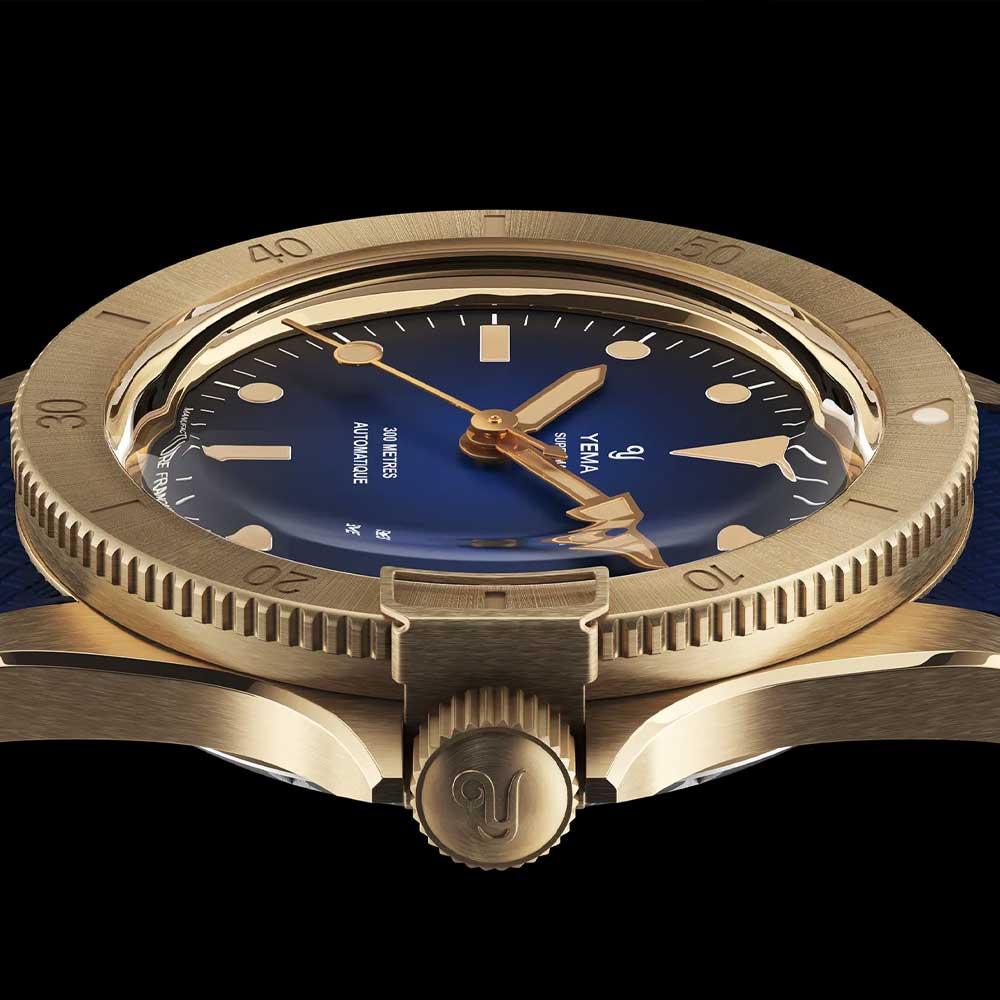 YEMA Superman Bronze Blau Limited Edition