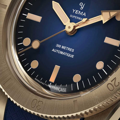 Yema Superman Bronze Blau Limited Edition CMM.10 11.13.35.ZN