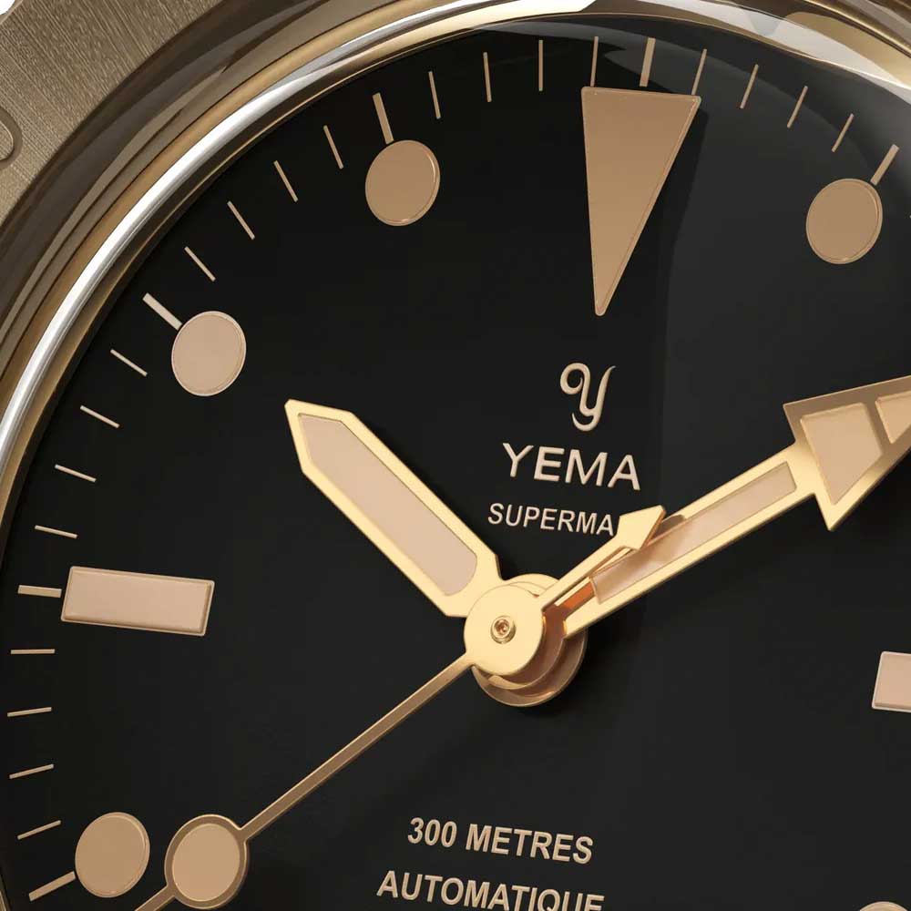 Yema Superman Bronze Schwarz Limited Edition CMM.10 11.13.36.ZN