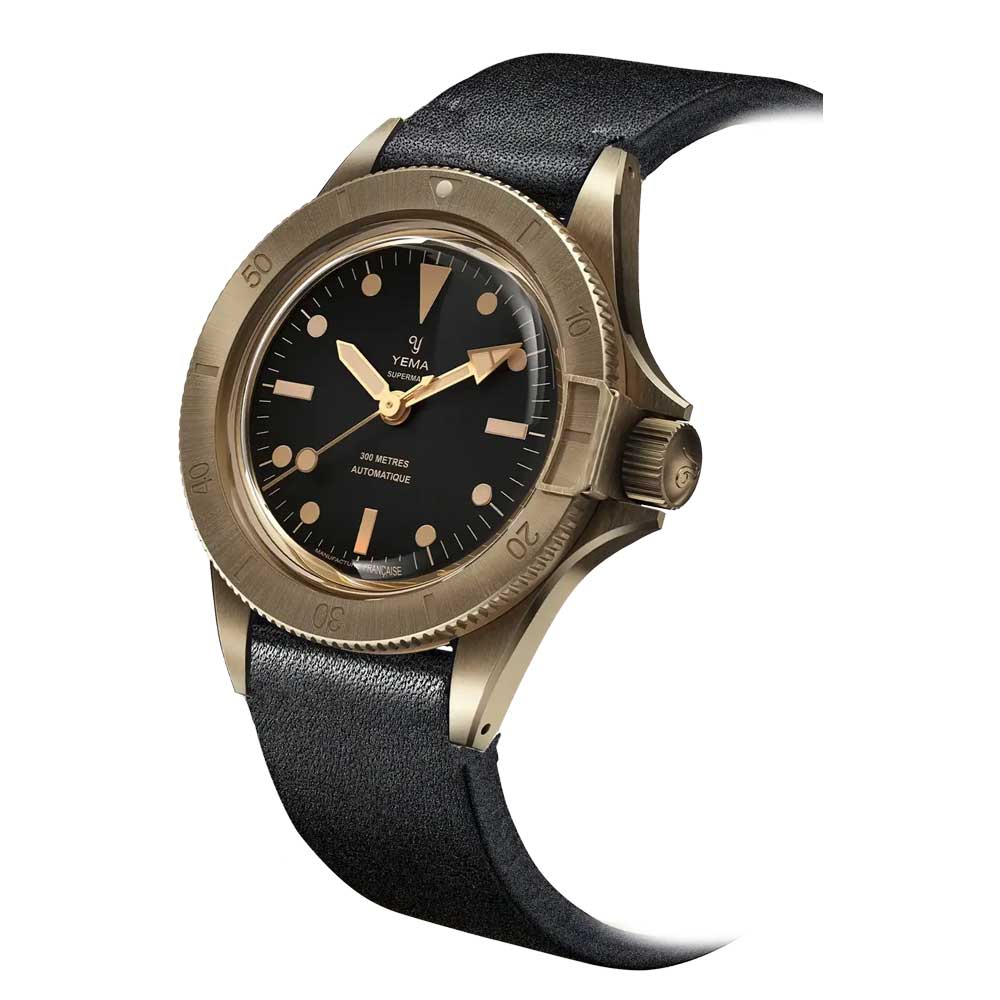 Yema Superman Bronze Schwarz Limited Edition CMM.10 11.13.36.ZN