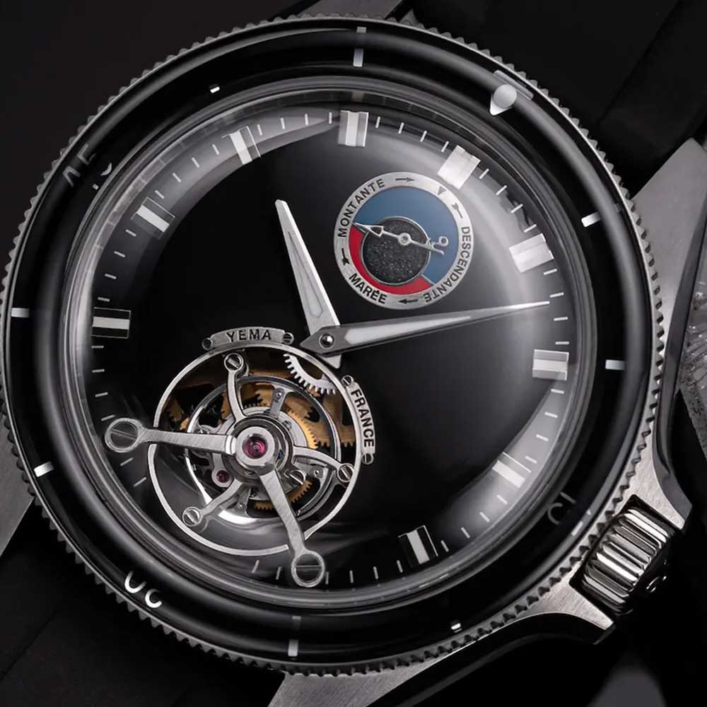 YEMA Yachtingraf Stahl Tourbillon