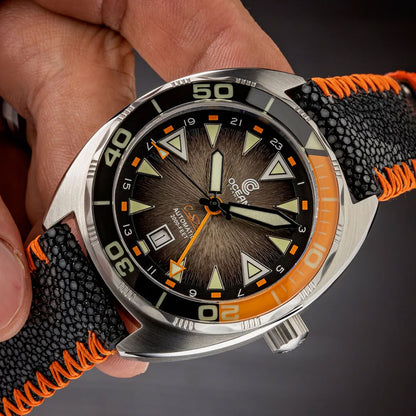 Ocean Crawler Core Diver GMT V3 - Black/Brown: Die ultimative Taucheruhr