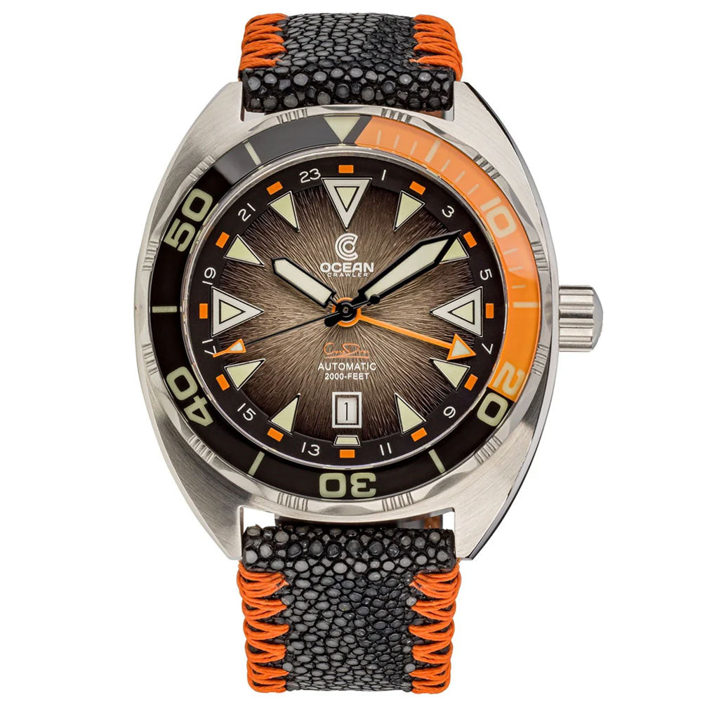 Ocean Crawler Core Diver GMT V3 - Black/Brown: Die ultimative Taucheruhr