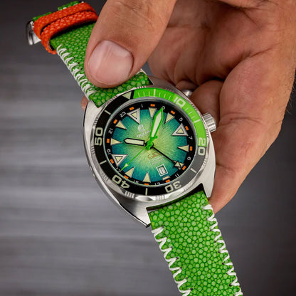 Ocean Crawler Core Diver GMT V3 - Green/Green: Die ultimative Taucheruhr