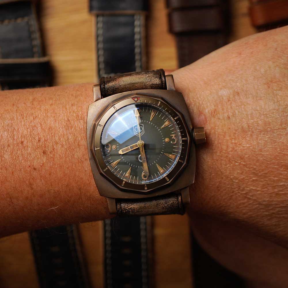 Vintage VDB C21 Bronze Historical Taucheruhr