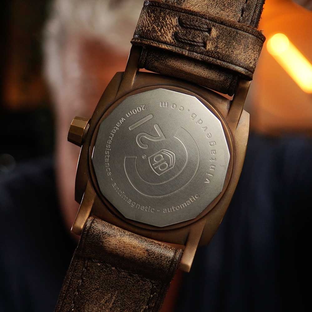 Vintage VDB C21 Bronze Historical Taucheruhr