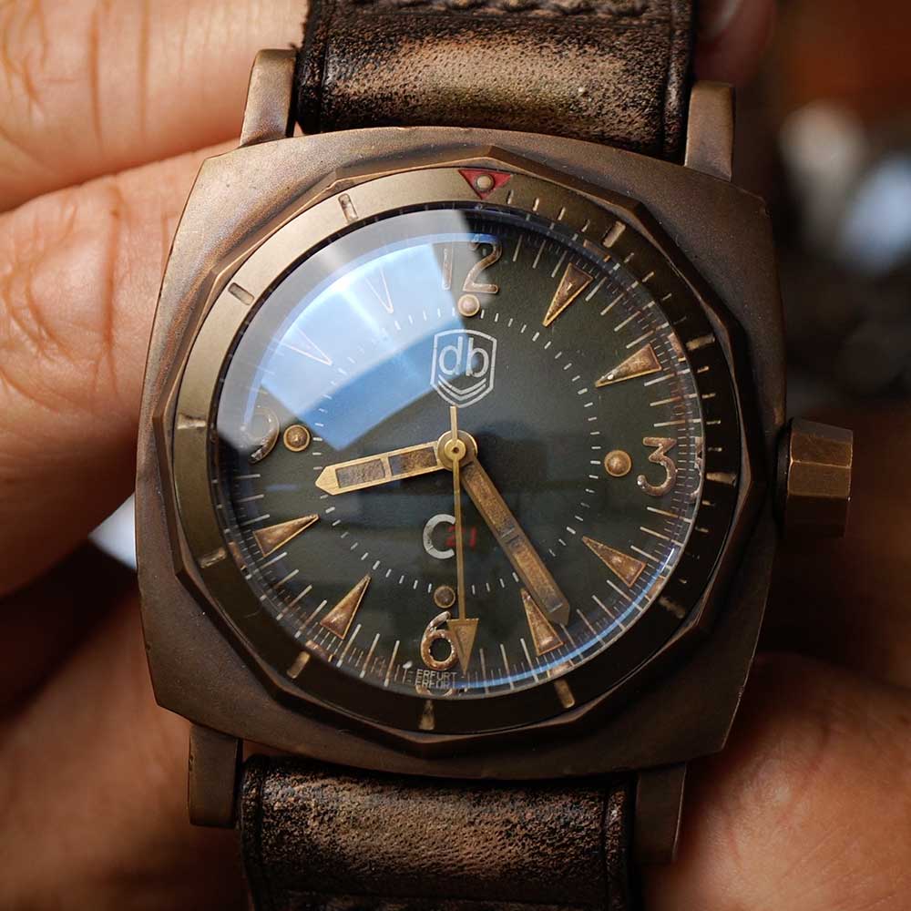 Vintage VDB C21 Bronze Historical Taucheruhr