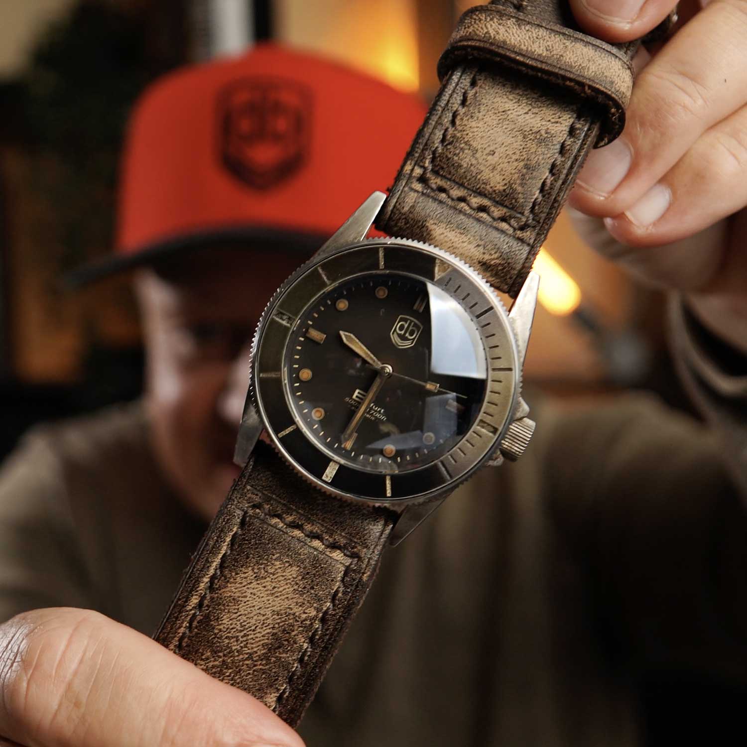 Vintage VDB E23 Historical Polish Taucheruhr Nr. 3 von 3 Fotouhr