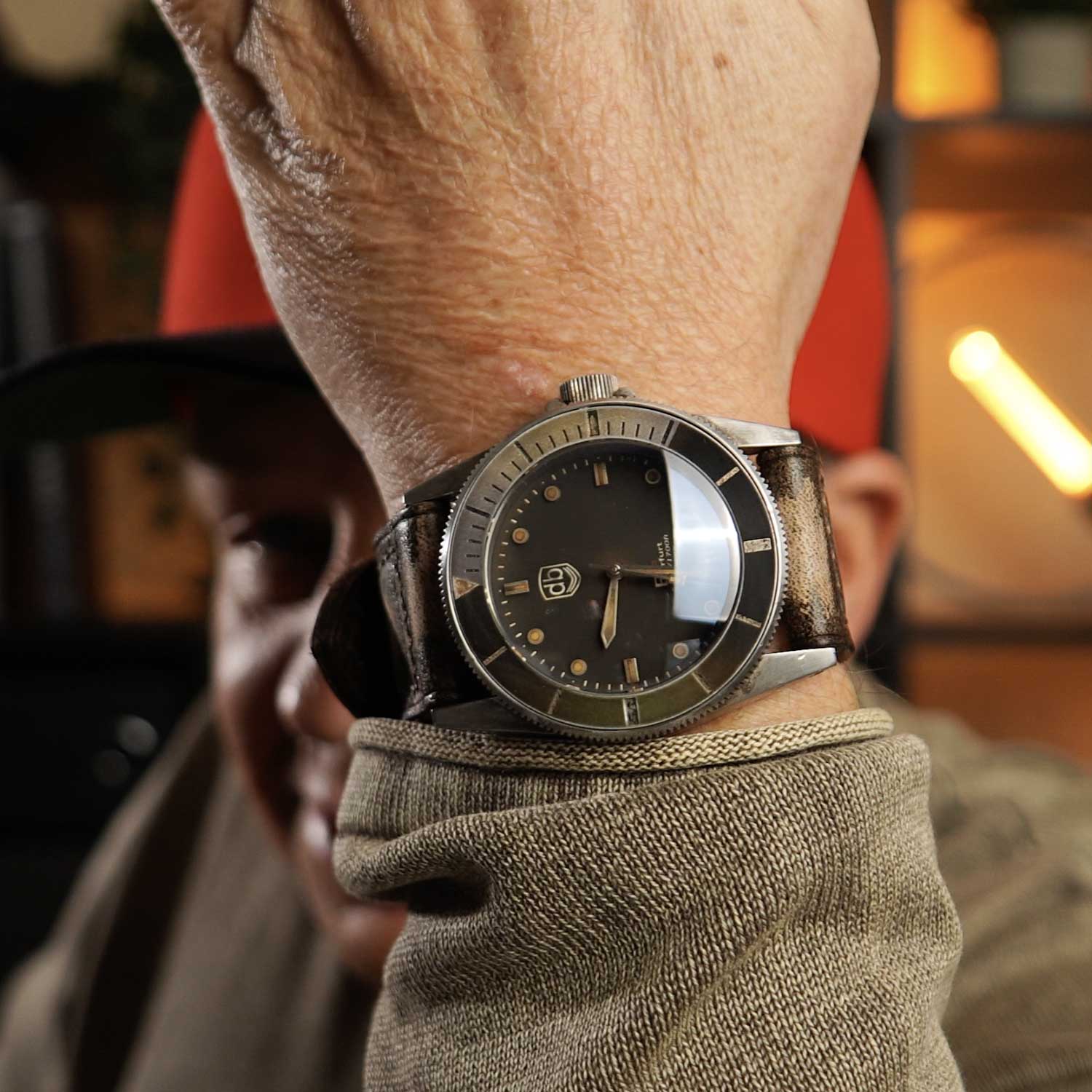 Vintage VDB E23 Historical Polish Taucheruhr Nr. 3 von 3 Fotouhr