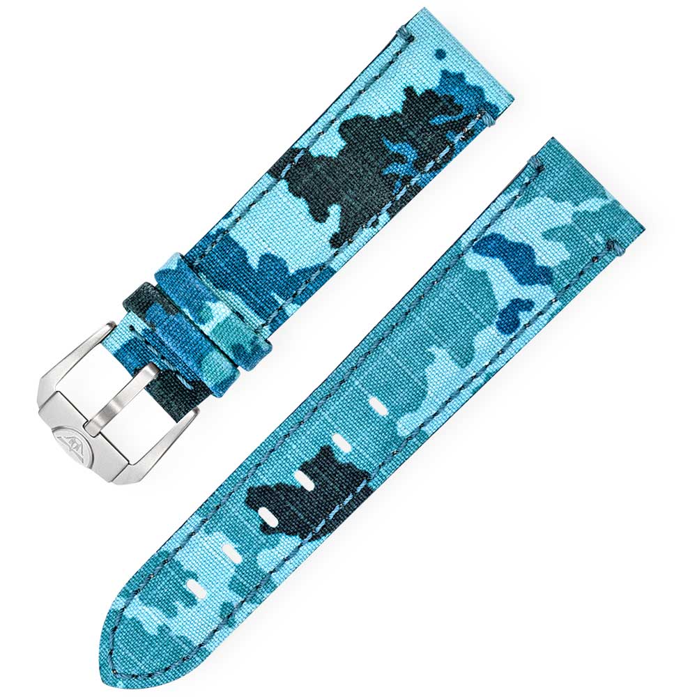 Squale Operational Camouflage Fabric Strap 20mm CINMICRMIM